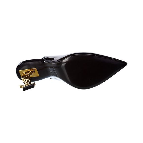 Saint Laurent Opyum 85 Patent Slingback Pump, Black - Picture 4 of 5